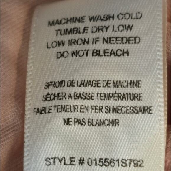 Rebecca Taylor pale Pink Silk Blend Super Soft Belted Pleated Skirt Size 8 - Picture 11 of 12